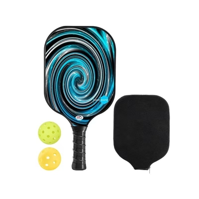 Paddles de fibra de cartón ligeros y duraderos de 4 con bolas y maletín