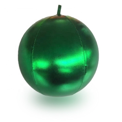 almohada discoteca plateada globo de navidad inflable globo interior de PVC con piel de poliéster