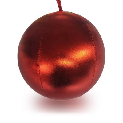 almohada discoteca plateada globo de navidad inflable globo interior de PVC con piel de poliéster