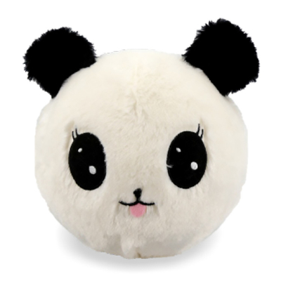 Políester Osito Panda Fuzzy Balón de juguete inflable de 9 pulgadas de diámetro para niños