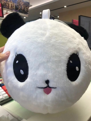 Políester Osito Panda Fuzzy Balón de juguete inflable de 9 pulgadas de diámetro para niños