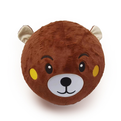 Políester Osito Panda Fuzzy Balón de juguete inflable de 9 pulgadas de diámetro para niños