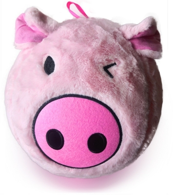 Muñeca de peluche de cerdo de dibujos animados inflables diseñada con material de bola interior PVC