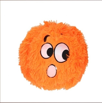 Embroidery logotipo 23cm Bola borroso con cara sonriente OEM / ODM Embroidery logotipo aceptable