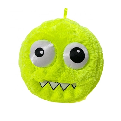 Embroidery logotipo 23cm Bola borroso con cara sonriente OEM / ODM Embroidery logotipo aceptable