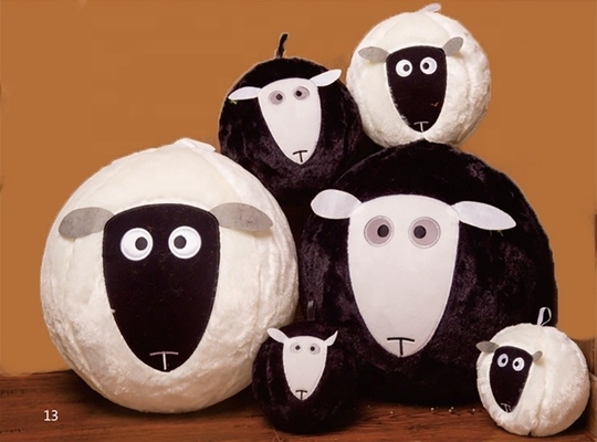 Simulación personalizada de animales muñecos de peluche juguetes rellenos almohada de peluche zapatillas de peluche con OEM / ODM
