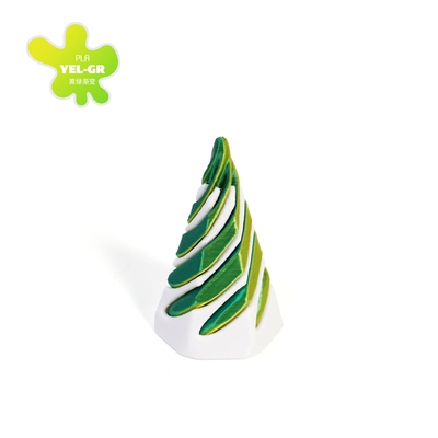 PLA 3D Impreso Vortex Thread Ilusión Pasa a través de la Pirámide Fidget juguete para niños y adultos