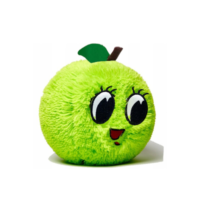 Animales de peluche de piña amarilla de 10 pulgadas con pelo exterior de poliéster y pelo interior de PVC