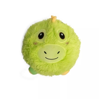 Animales de peluche de piña amarilla de 10 pulgadas con pelo exterior de poliéster y pelo interior de PVC