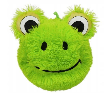 Juguetes inflables de pelota de peluche Animales de invierno Bounce Balls con material de pelota interior de PVC