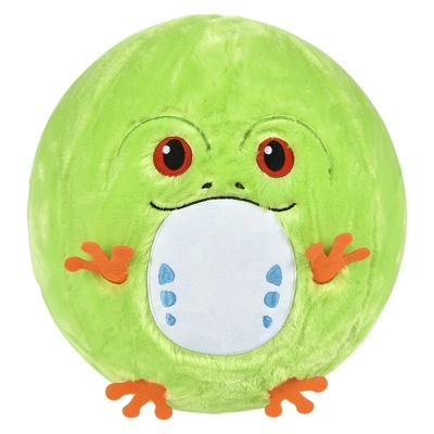 Juguetes inflables de pelota de peluche Animales de invierno Bounce Balls con material de pelota interior de PVC