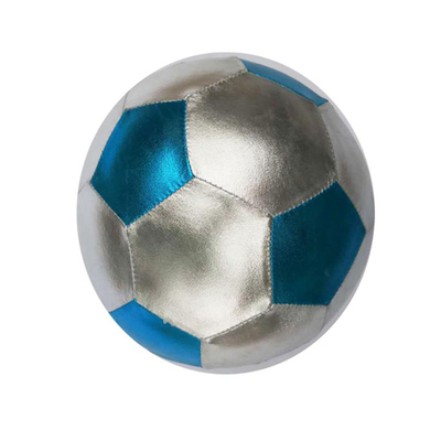 100g-600g OEM ODM aceptado bolas de playa inflables con superficie de tela de metal de colores
