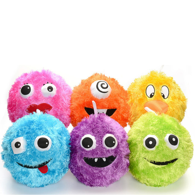 9' de diámetro poliéster Plush sonrisa cara bouncing bolas para los clientes