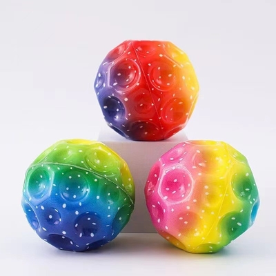 Espacio de juegos al aire libre en interiores Galaxia Bouncy Ball Stress Ball para la coordinación ojo-mano