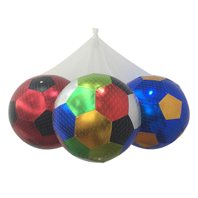 Niños juguetes Yiwu Tejido de agua inflable Pvc Playa Bounce Ball con bolas metálicas suaves