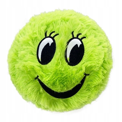 Material de la bola interior PVC Plush Rainbow Face Peluda de la bola mascota para los requisitos personalizados