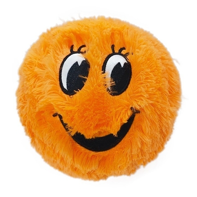Material de la bola interior PVC Plush Rainbow Face Peluda de la bola mascota para los requisitos personalizados