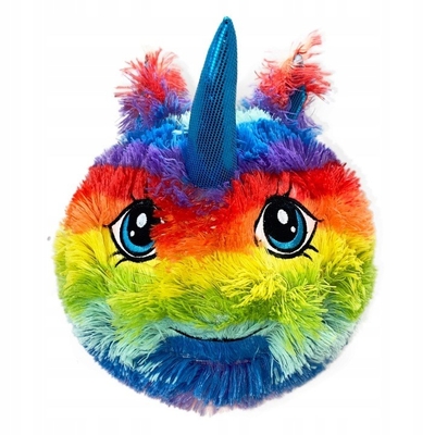 Peludo Amigo Plush Unicornio Inflatable Balón de juguete Blanco 9 pulgadas para sus pequeños