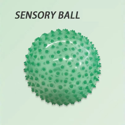 Unisex Gran Valor Bola de plástico de pico personalizado LOGO Bola sensorial inflable para bebés