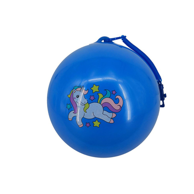 Unicornio de 9 pulgadas con llavero de bola humeante juguete inflable grueso y duradero
