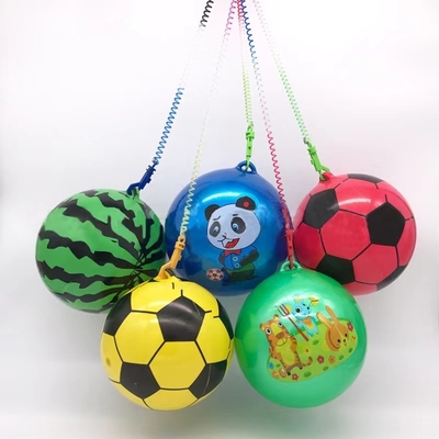 Unicornio de 9 pulgadas con llavero de bola humeante juguete inflable grueso y duradero