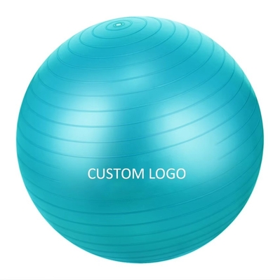 Availalbe OEM 55cm PVC Anti-Burst Gimnasio Ejercicio Bola de yoga con bomba de aire y colorido