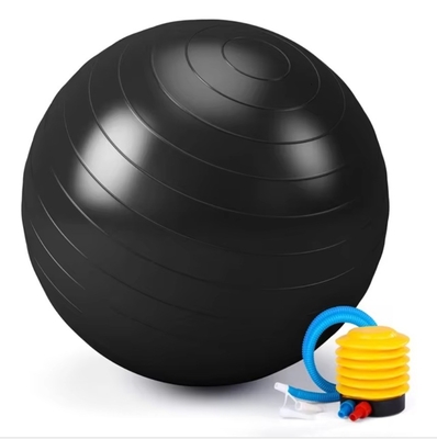 Availalbe OEM 55cm PVC Anti-Burst Gimnasio Ejercicio Bola de yoga con bomba de aire y colorido