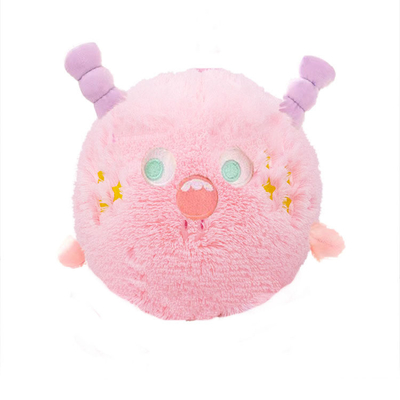 Bola de salto Emoj inflable Personaje Bola suave de peluche Caras divertidas Peluda Bola de emoji de neón