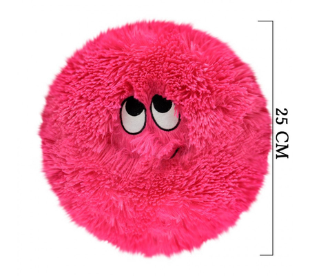 Bola de salto Emoj inflable Personaje Bola suave de peluche Caras divertidas Peluda Bola de emoji de neón