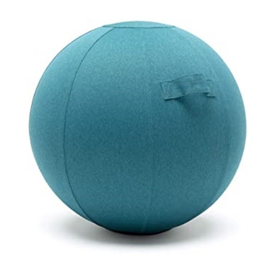 Capa de pelota de yoga de material de lino para el gimnasio de la oficina Balance Exercise Inflatable Pvc Ball