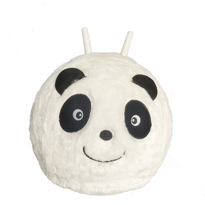 Diversión al aire libre Esencial Unisex Jumping Ball con cubierta de peluche esponjoso y diseño de arco iris