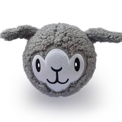 OEM ODM acepta bola de peluche para bebés pequeños Diseño de arco iris suave y colorido