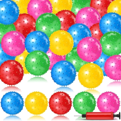 8 pulgadas inflables de gran valor bolas de pico para el entretenimiento del grupo de niños