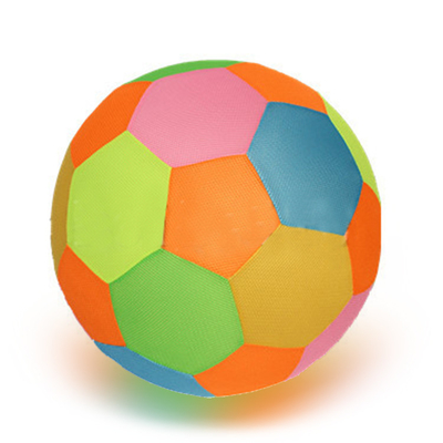 14 años de edad hasta la bola de juguete de tela de malla inflable máquina de bolas cosida variedad de bolas de tela