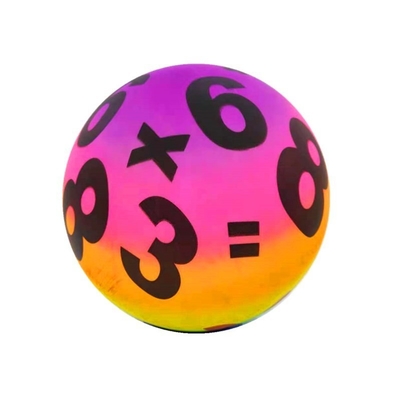 Bola de rebote con patrón de arco iris de PVC 60g 70g 80g 90g 100g
