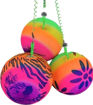 Bola de rebote con patrón de arco iris de PVC 60g 70g 80g 90g 100g