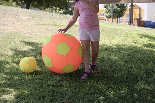 BM-F-r&amp;b Capa de tela juguete inflable Tendencia para el fútbol pelota de playa poliéster + PVC