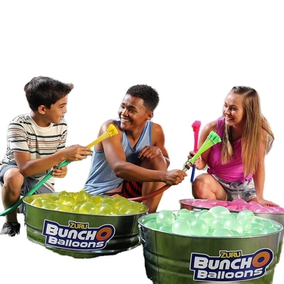 350 globos de agua de colores locos de llenado rápido 10 paquetes hagan una salpicadura en su fiesta al aire libre