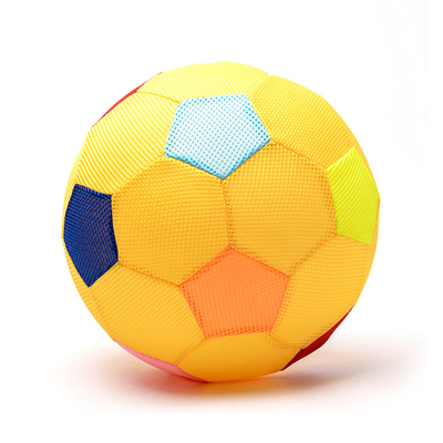25cm niños Pvc Brillante Tejido Plush Inflatable Cubierto de Tejido Juguete Bola Ideal para Pequeños