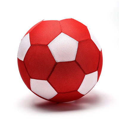 25cm niños Pvc Brillante Tejido Plush Inflatable Cubierto de Tejido Juguete Bola Ideal para Pequeños