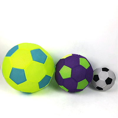 25cm niños Pvc Brillante Tejido Plush Inflatable Cubierto de Tejido Juguete Bola Ideal para Pequeños