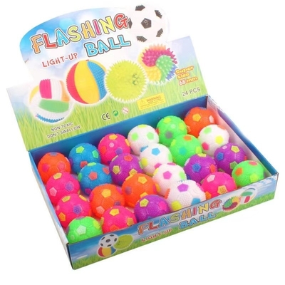 6.5CM/7.5CM LED luz intermitente bola puntiaguda perfecta para las celebraciones de luz de los niños
