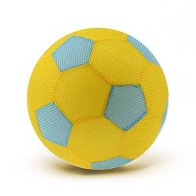 Colorida bola de juguete de tela blanda para niños malla de tela de fútbol OEM ODM