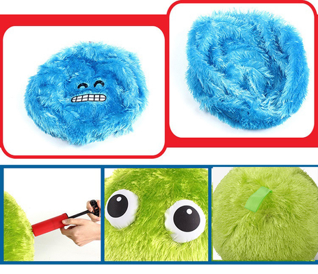 23cm Emoji peludo inflables bola con diseño de monstruo peludo rango de edad 14 años o más