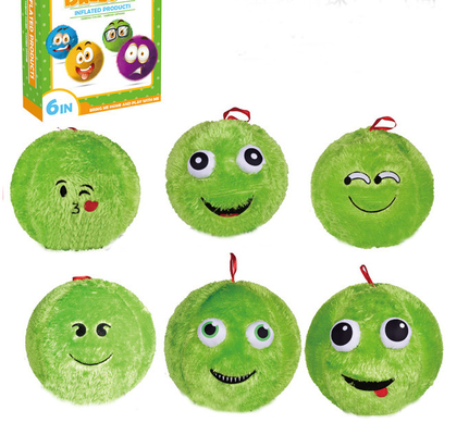 23cm Emoji peludo inflables bola con diseño de monstruo peludo rango de edad 14 años o más