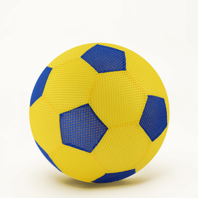 Pelotas de fútbol de malla inflables de peluche para juguetes infantiles