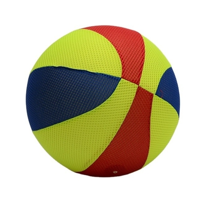 Pelotas de fútbol de malla inflables de peluche para juguetes infantiles