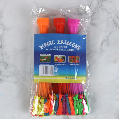 Unisex Balón de agua juguete 111 Pcs 3 paquetes Balones de agua para entretenimiento al aire libre