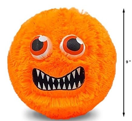 Unisex estilo 9 "Inflable Caras divertidas Peludos Piel Bola con ojos grandes Amigos de abrazos