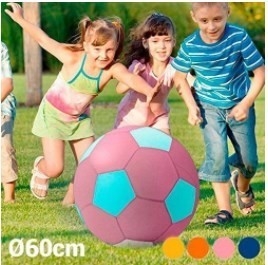 Bola de neón de juguete de tela personalizada de 8,5 pulgadas de pelota inflada de malla